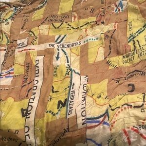 MADEWELL Map Print Scarf